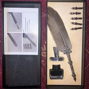 Quill and ink pen